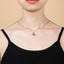 18K Rose Gold Tahitian Black Pearl and Diamond Pendant Necklace