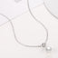 18K White Gold Real Diamond Freshwater Pearl Pendant Necklace