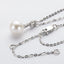 Cute Leaves Natural Freshwater Pearl Pendant Necklace