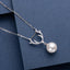 Lovely Antlers Natural Freshwater Pearl Pendant Necklace