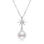 Classic Starfish Geniune Freshwater Pearl Pendant Necklace