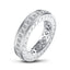 Eternity Round Created White Diamond Ring