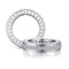 Eternity Round Created White Diamond Ring