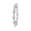 Marquise Cut Created White Diamond Eternity Band Ring