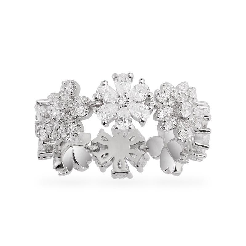 Sterling silver Flower ring