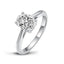 Classic Oval Solitaire Moissanite Diamond Ring