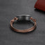 Leather Bracelet Men Women ID Bracelet for Kids Adjustable Wristband Brown