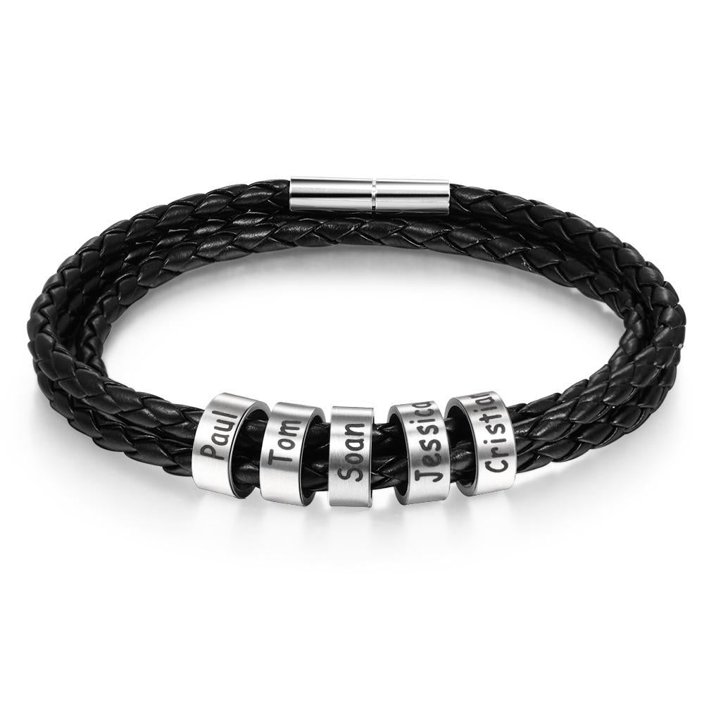 Blank Leather Bracelet with Aluminum Sheet for Custom Braided Sublimation  Bracelets Bangle - China Braided Genuine Leather Bracelet Men and Fashion  Jewelry Bracelets price