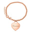 Heart Bead Name Bracelet