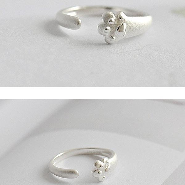 Personalized Pet Cat Paw Print Ring
