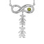 Infinity Necklace With Birthstone And Kids
