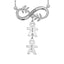 Inlay Infinity Tree Branch Necklace With Kids