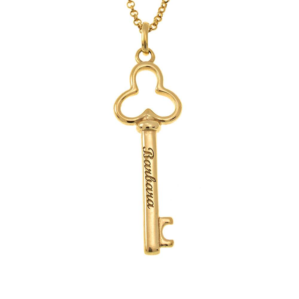 Personalized Key Name Necklace