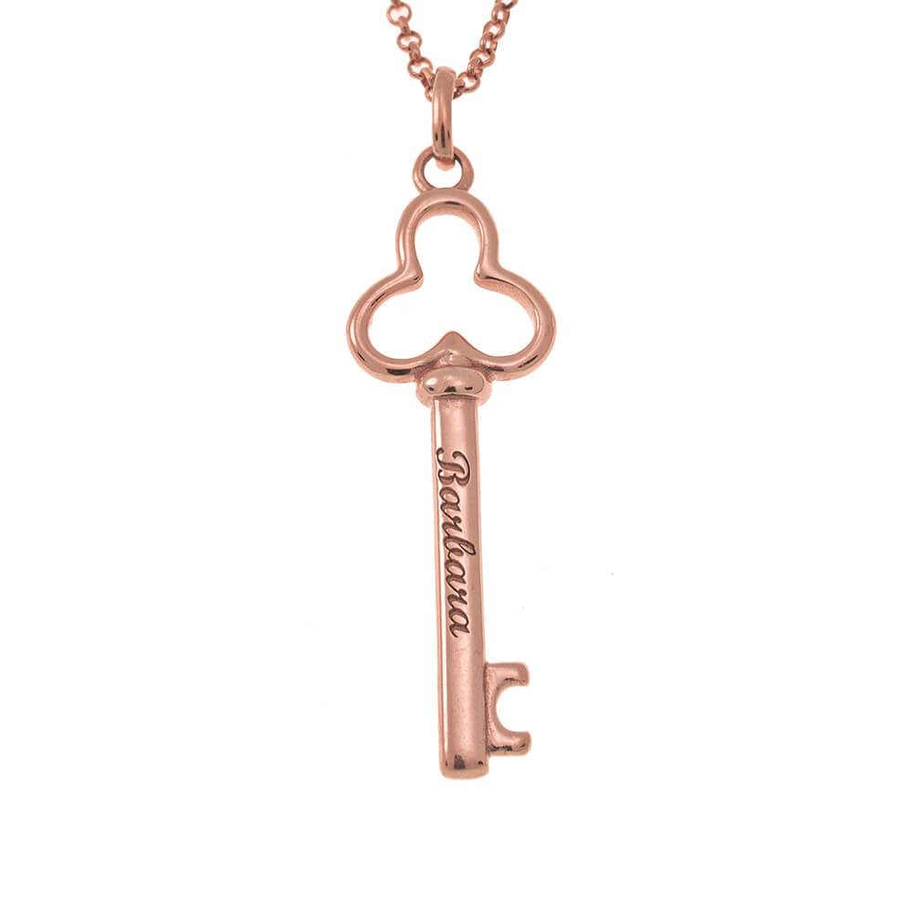 Personalized Key Name Necklace
