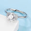 Classic Round Cut Moissanite Diamond Love Solitaire Ring
