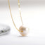 18K Yellow Gold Freshwater Pearl Classic Brief Necklace