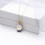 18K Gold Beads Chain Natural Cultured Freshwater Pearl Necklace