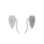 Heart Initial Earrings