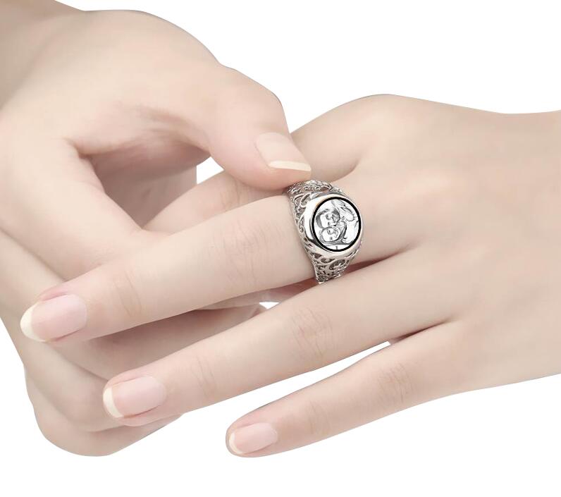 Personalized Round Photo Ring