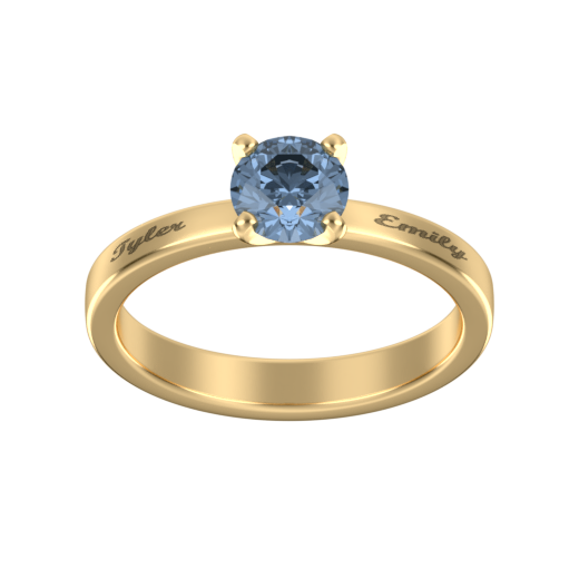 Solitaire Ring With Birthstone
