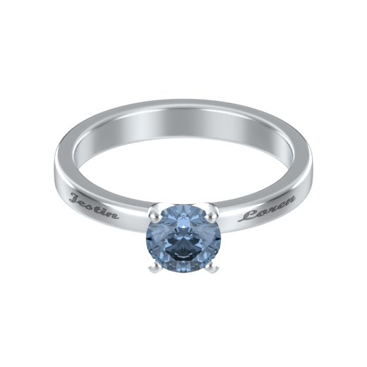 Solitaire Ring With Birthstone