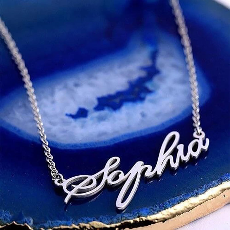 Sterling Silver Personalized Necklaces With Name
