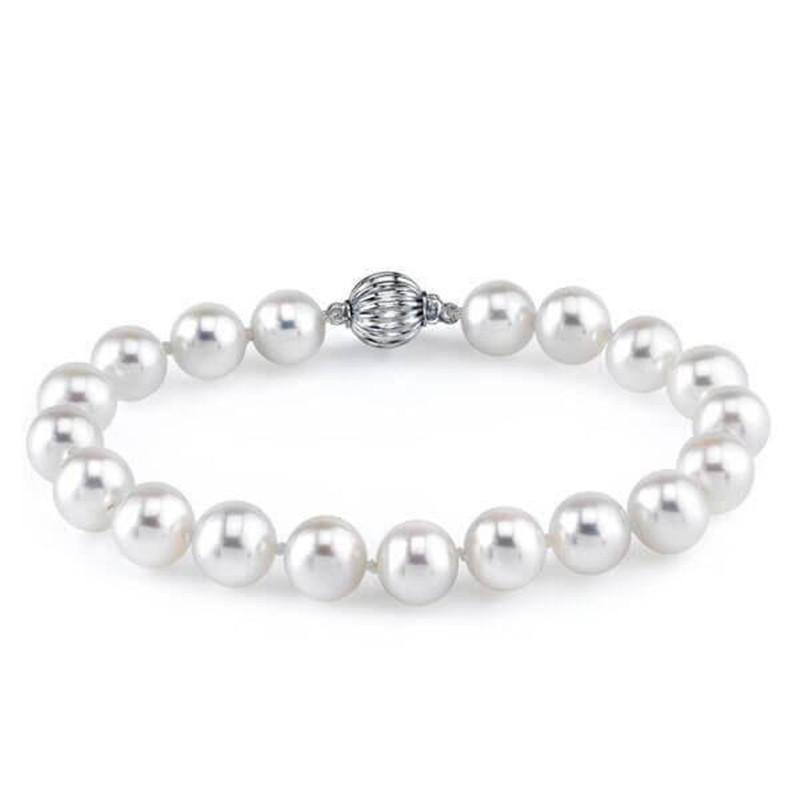 Classic Freshwater White Pearl Bracelet
